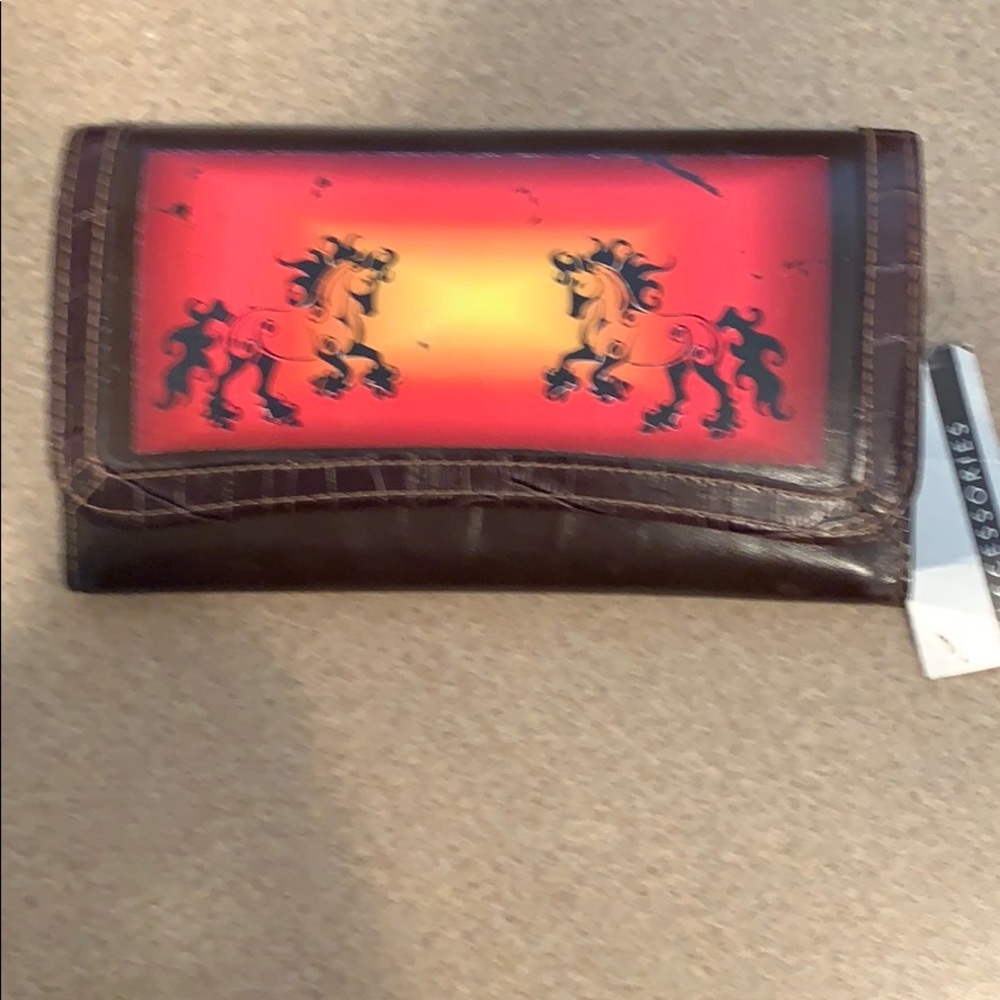 NWT Beautiful Wallet with horse on the front!